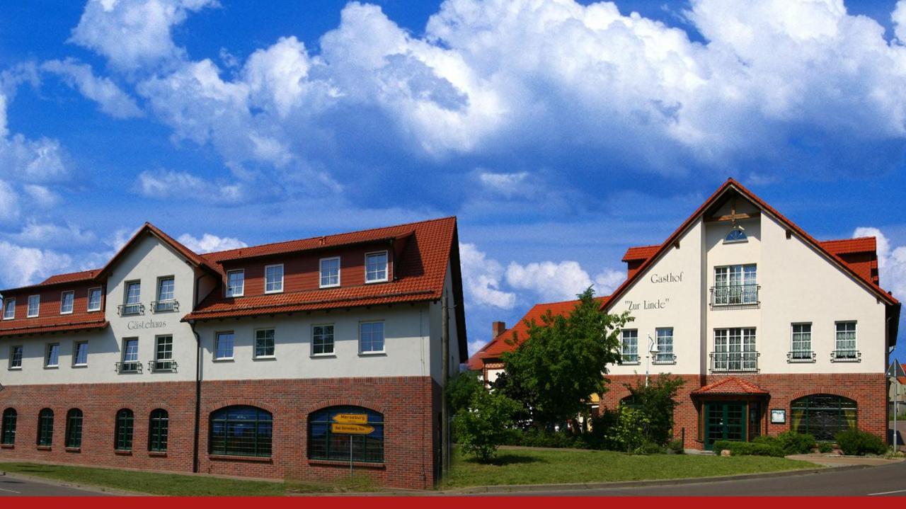 Hotel & Restaurant "Zur Linde" Spergau Екстер'єр фото